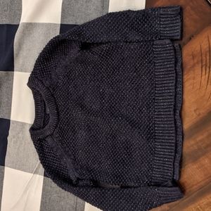 Navy Gap Kids Sweater with silver sparkles, size 18-24 months
